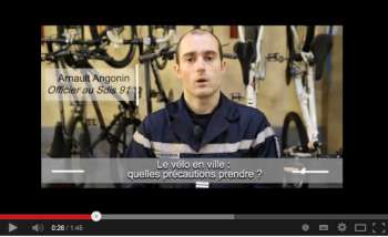 Le capitaine Arnault Angonin vous donne quelques conseils pour bien circuler en vélo
