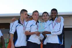 L'équipe des Cadets champions de France